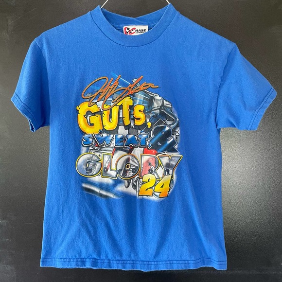 Jeff Gordon 24 Road to Glory Youth M Chase Authentics NASCAR 2003 Kids T Shirt - Picture 1 of 9